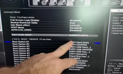 BIOS boot ayarı 2