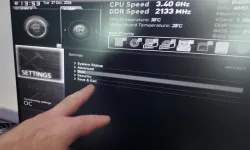 BIOS boot ayarı