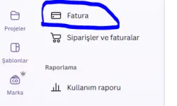 canva üyelik iptali 3