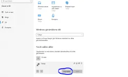 windows 10 klavye degistirme