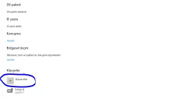 windows 10 klavye degistirme