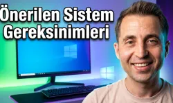 windows 10 onerilen sistem gereksinimleri