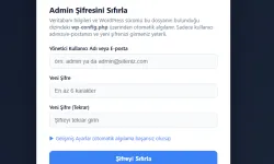 wordpress admin şifre sıfırlama