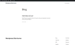 Wordpress site kurma 7