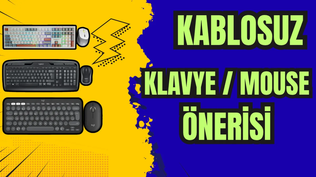 En İyi Kablosuz Klavye Mouse Set Önerileri