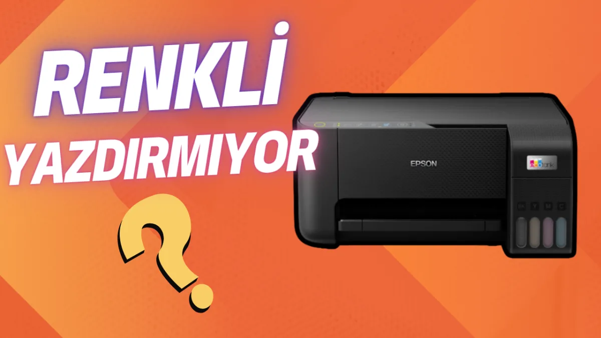 Epson L3251 Renkli Yazdırmıyor