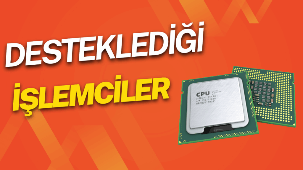 snowman x4 destekledigi islemciler