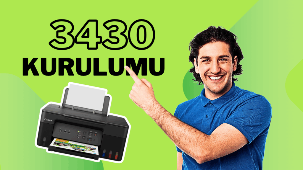 canon 3430 kurulumu