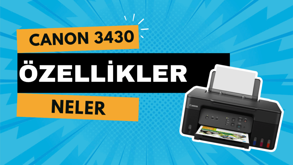 canon 3430 ozellikleri
