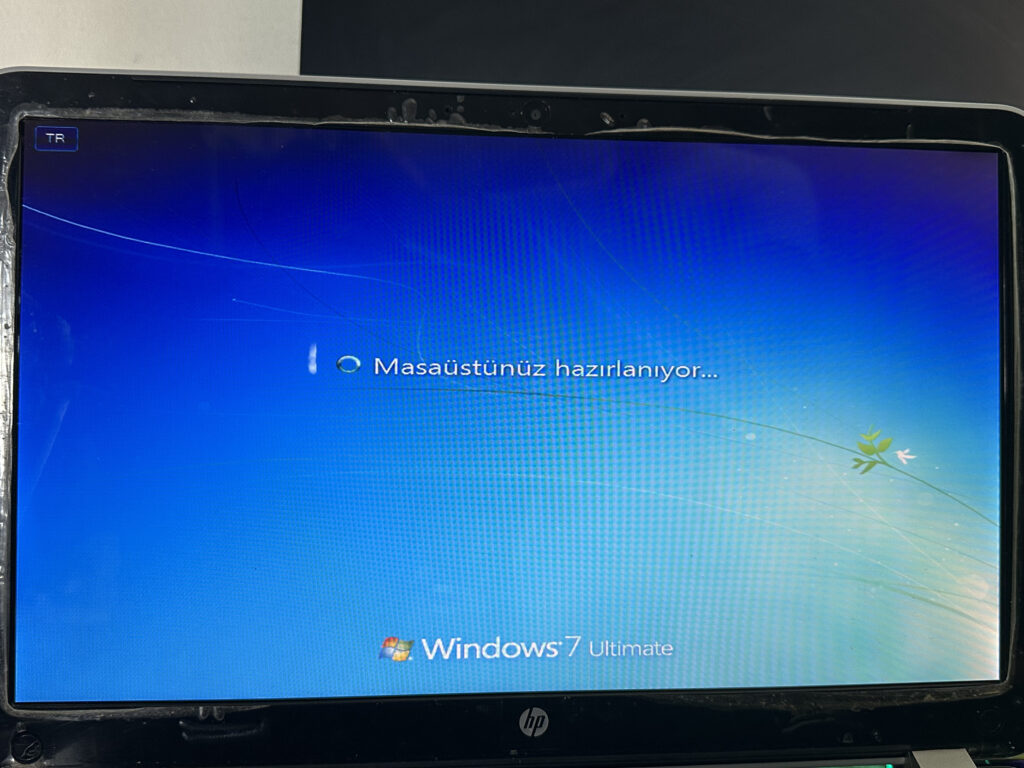 windows 7 kurulum bitiyor