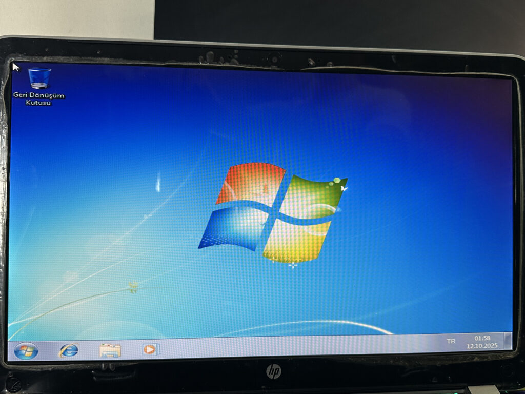windows 7 kurulum bitti masaustu