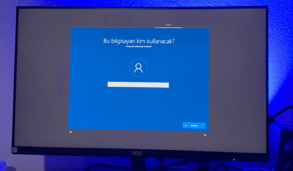 bilgisayar isimlendirme