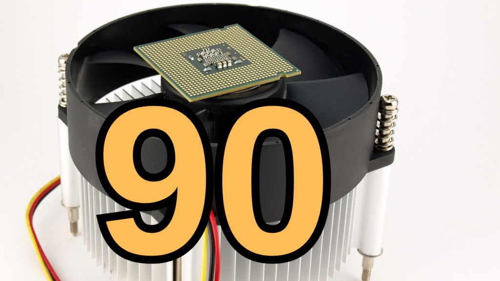 Islemci Sicakligi 90 Derece