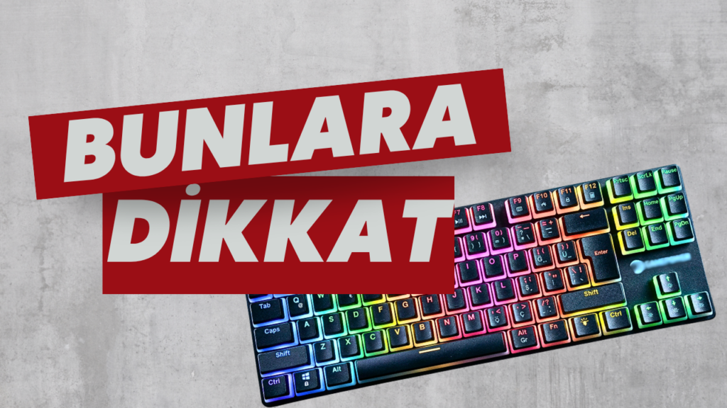 TKL Klavye Nedir? Avantajları ve Dezavantajları - Okumadan Alma TKL Klavye Alirken Nelere Dikkat Edilmeli 1024x576