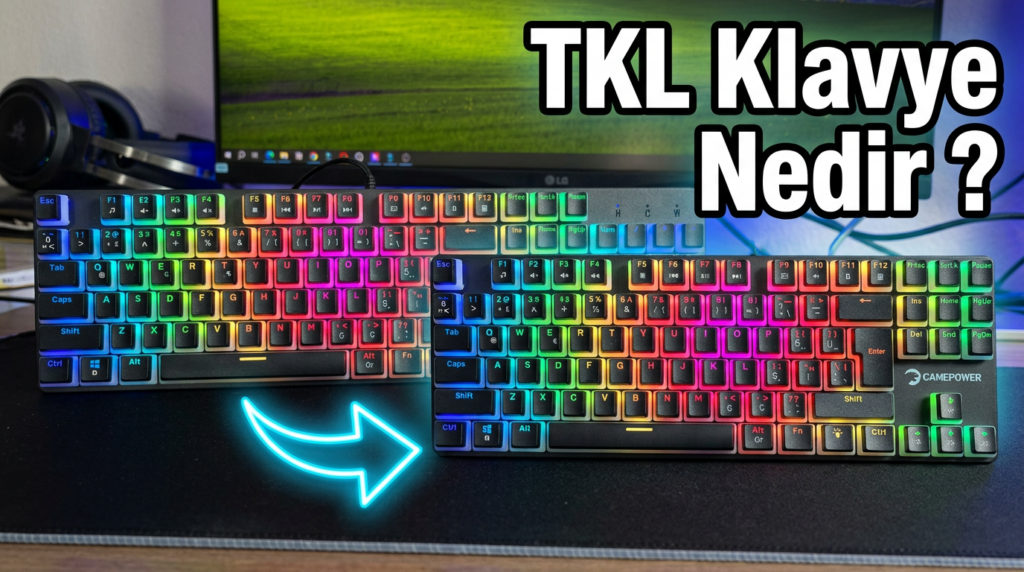 TKL Klavye Nedir? Avantajları ve Dezavantajları - Okumadan Alma TKL Klavye nedir avantajlari dezavantajlari 1024x572